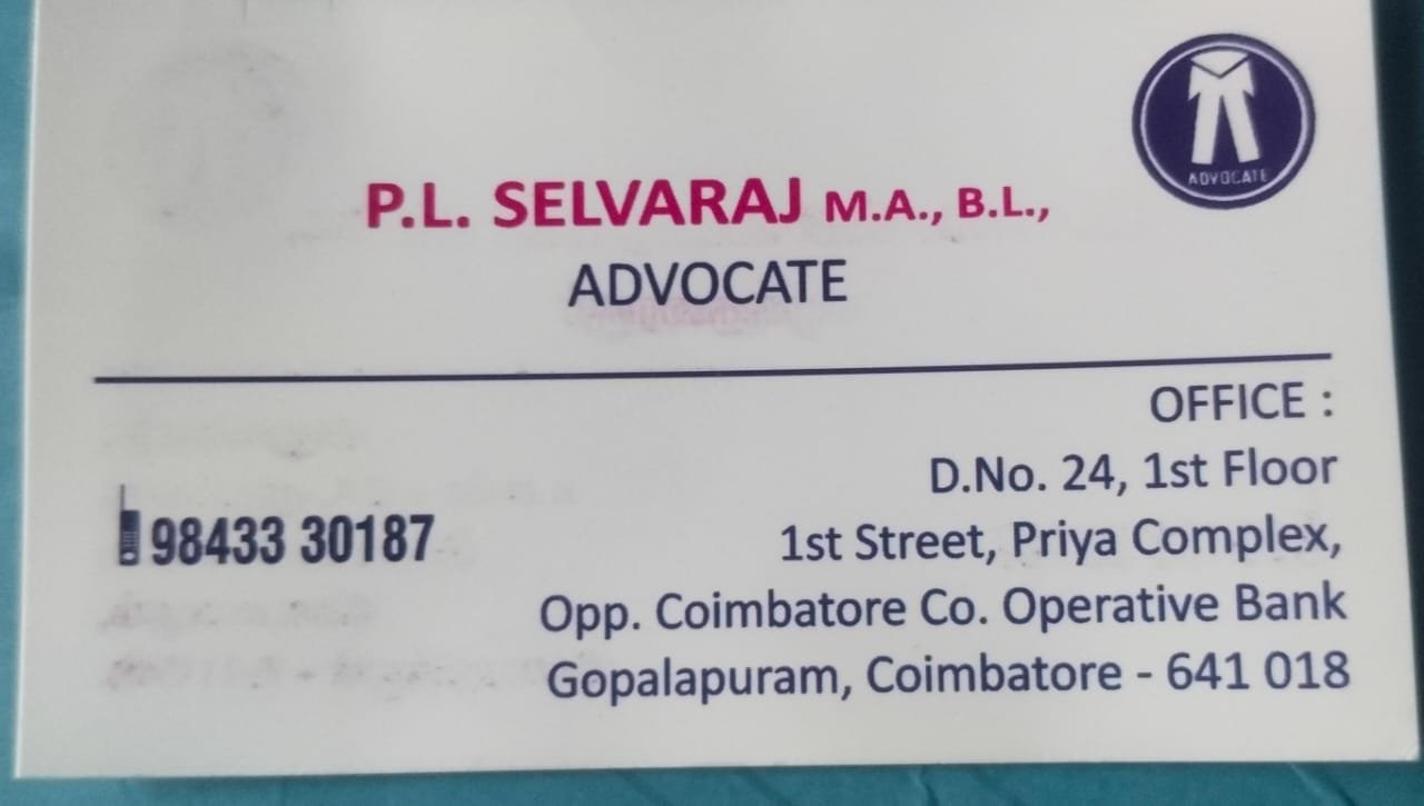 Selvaraj  P L